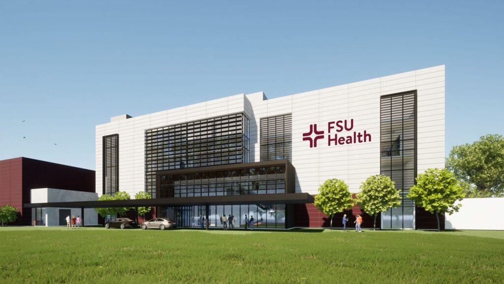 73249648007 fsu academic health center rendering