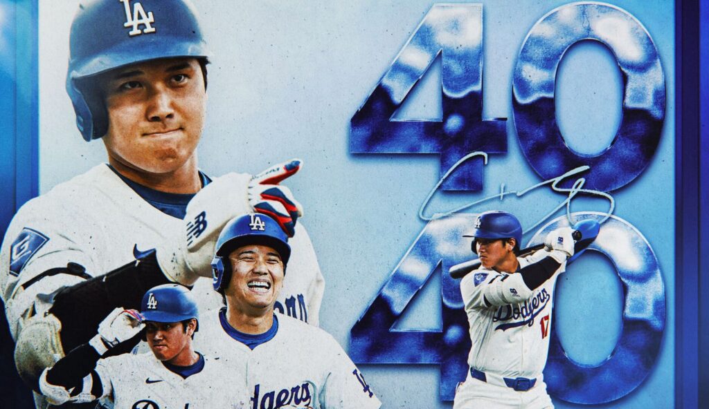 8.19 24mlb lad shoheiohtani 40 40 art post 16x9 1