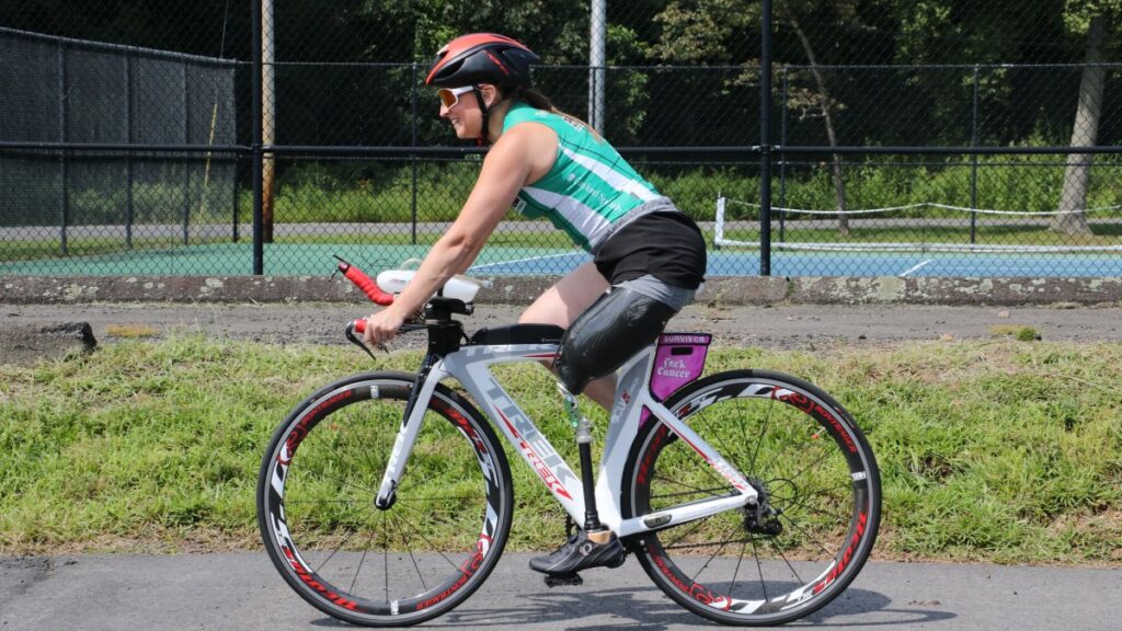 NBC ParaTri Korene on Bike KJ