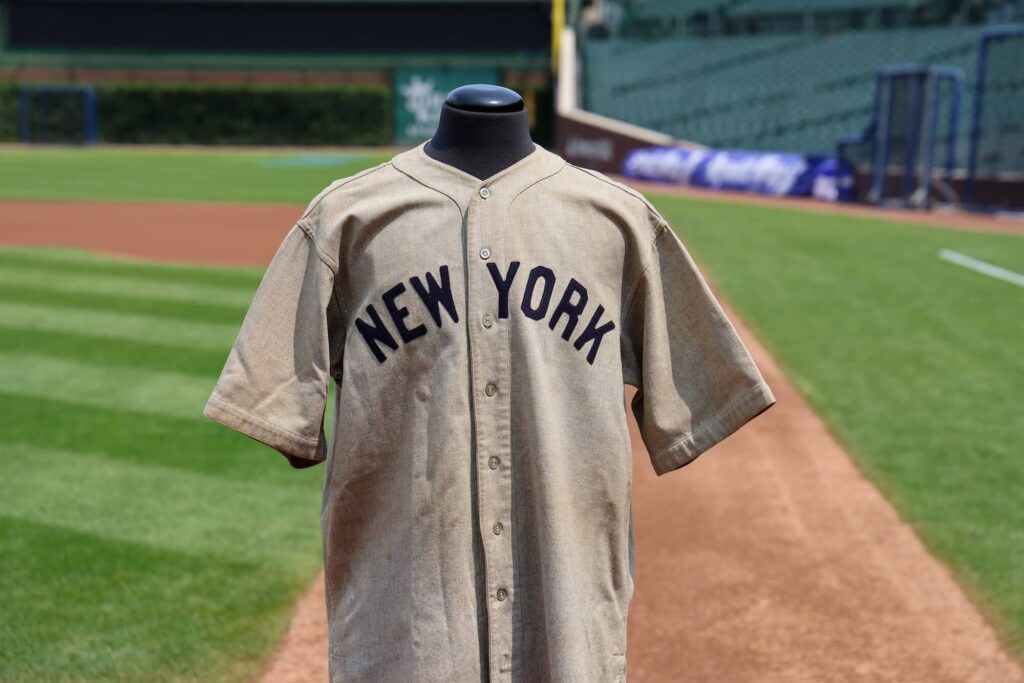 babe ruth jersey auction 1