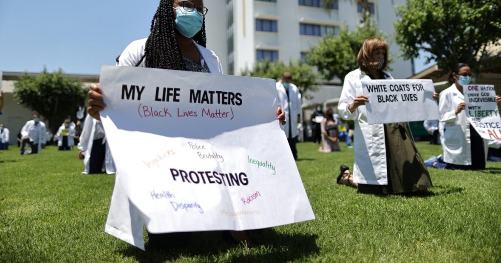 202409ejr usa doctors black lives matter