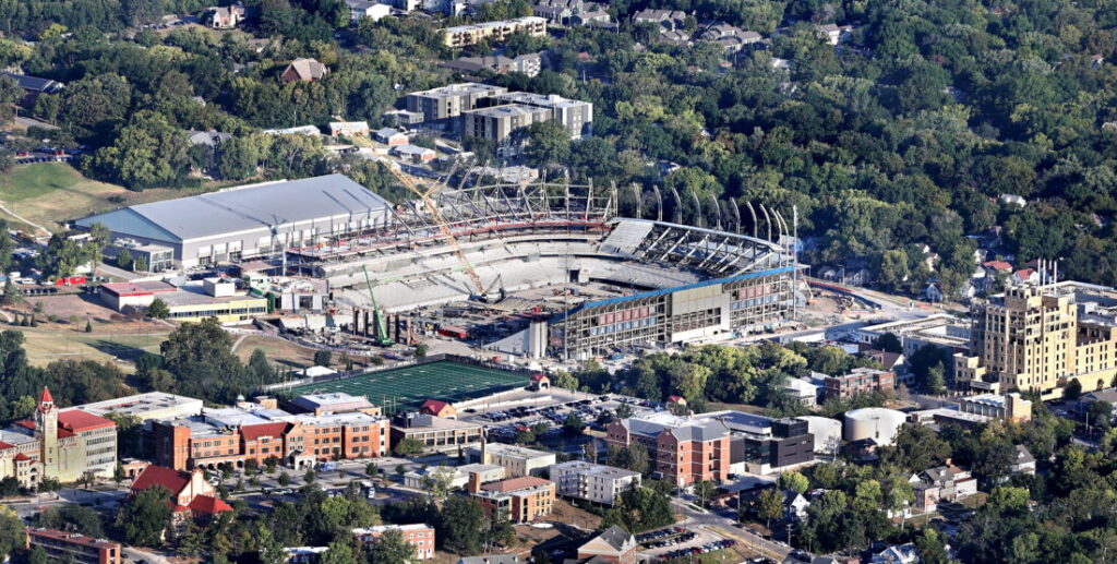 Football stadium aerial 1100x555