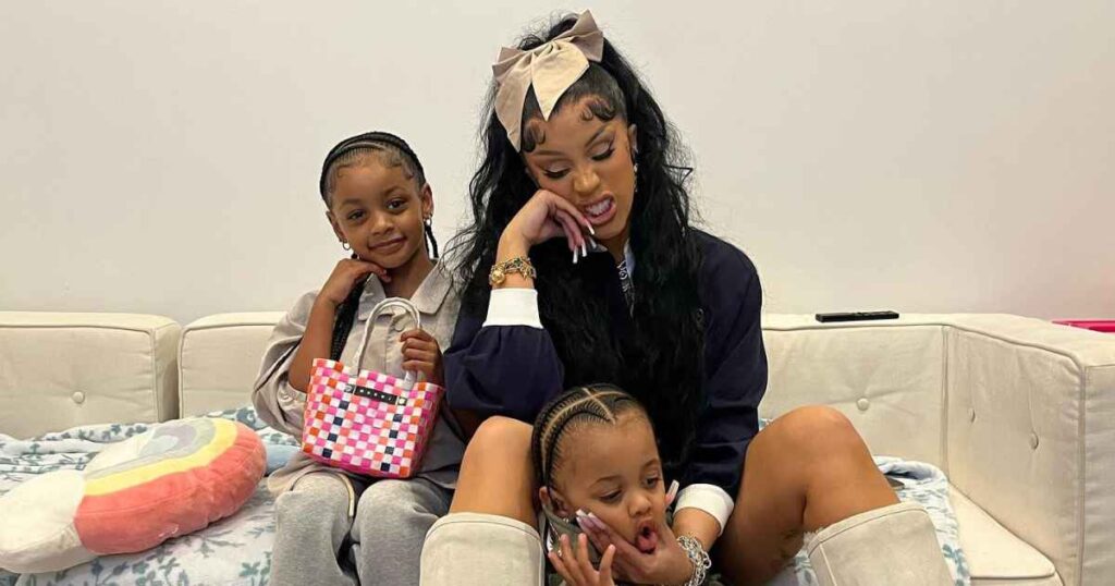 feat Cardi B Goes on Shopping Trip With Daughter Kulture and Son Wave