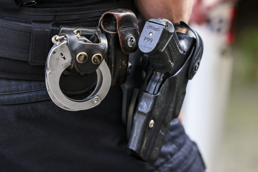 police handcuffs