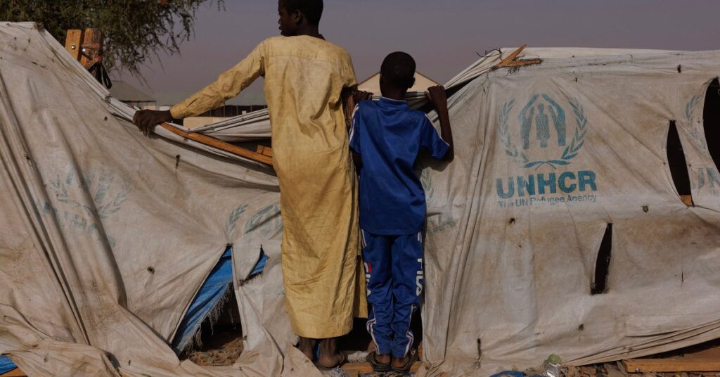 sudan conflict un camp refugees