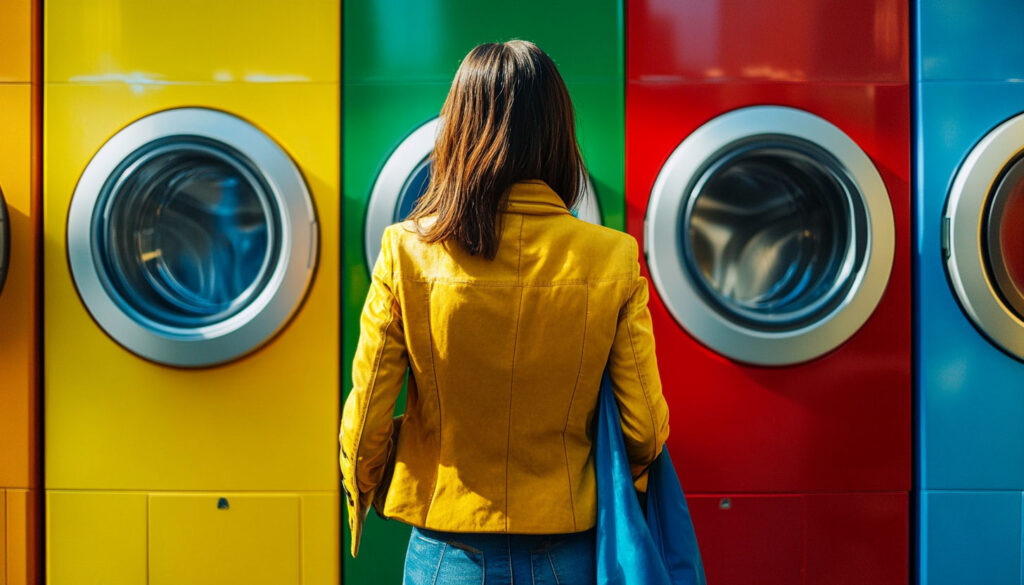 woman shopping washing machine colors 1727006748