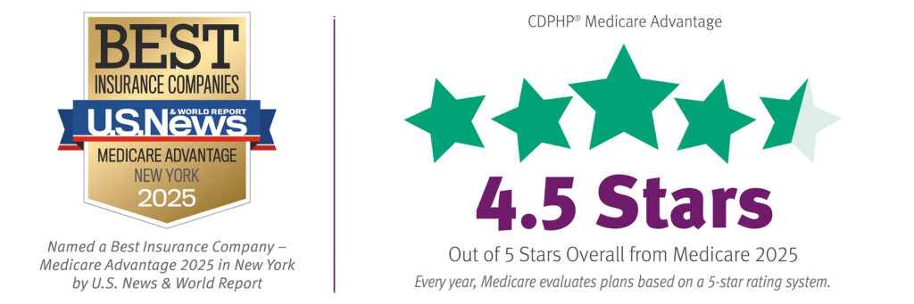 2025 medicare stars us news combo graphic