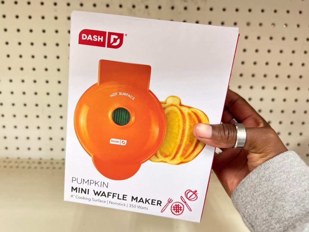 Dash Mini Wafflemaker Pumpkin