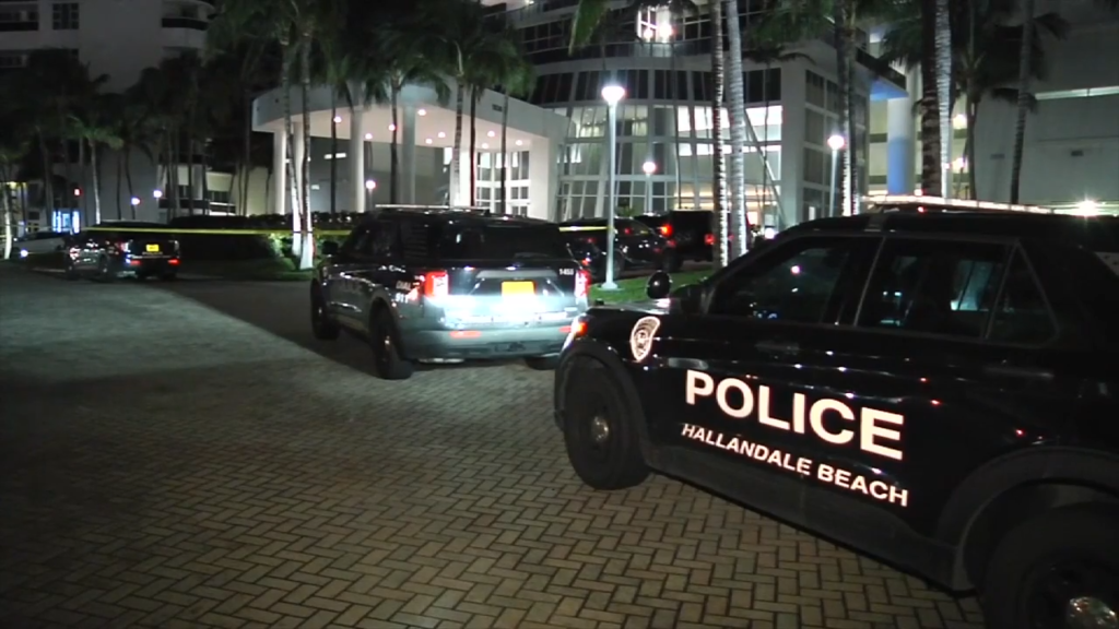 241127 Police investigate shots fired at luxury condo in Hallandale Beach