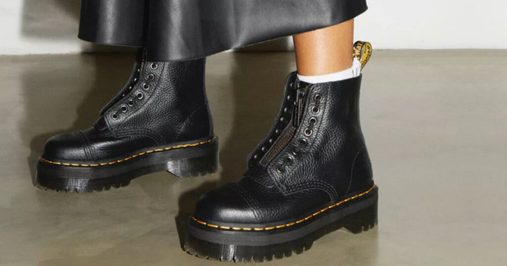 Leather Doc Marten Boots