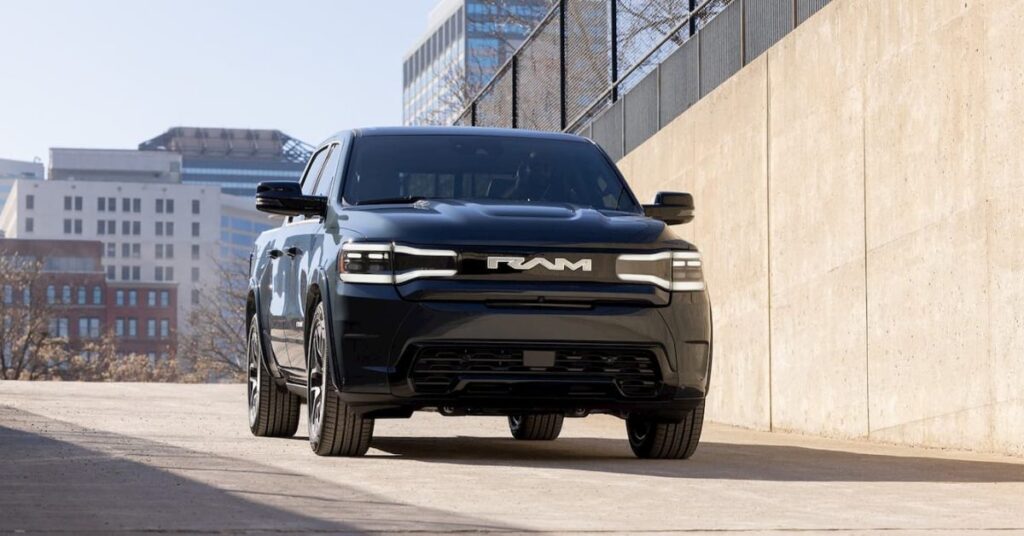 Rams first electric pickup overseas