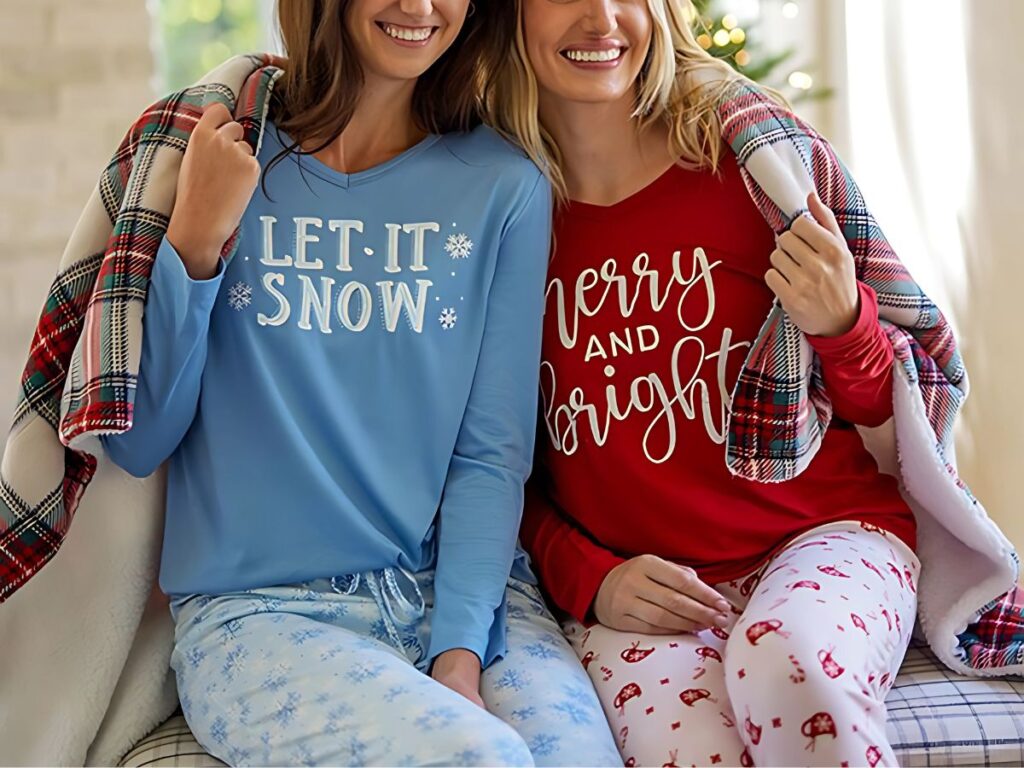 The Paper Store Holiday Pajamas Blanket