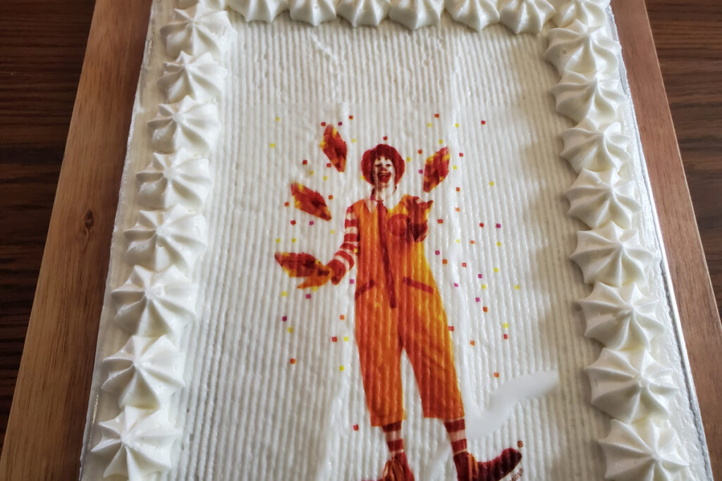 mcdonalds cake 1