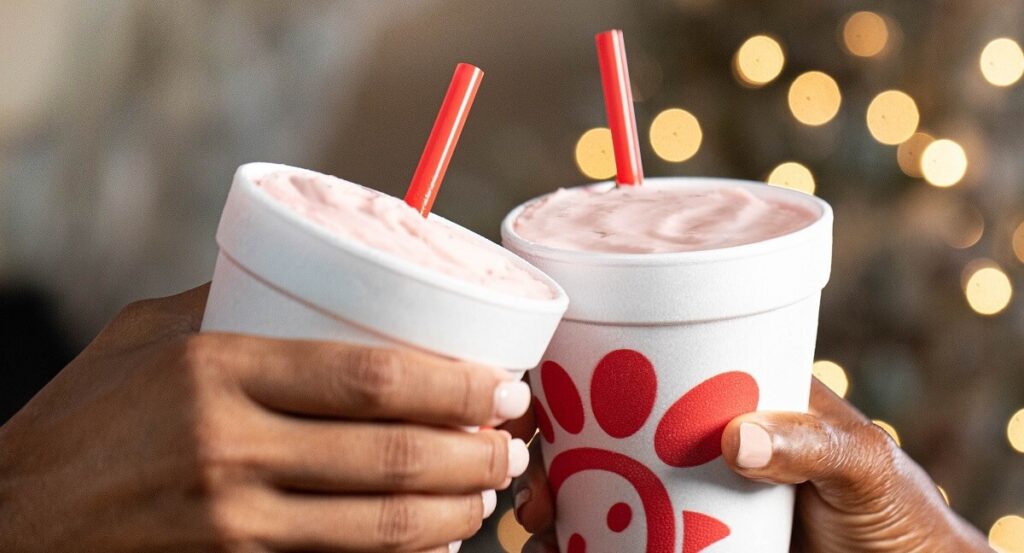 peppermint chip shake chick fil a