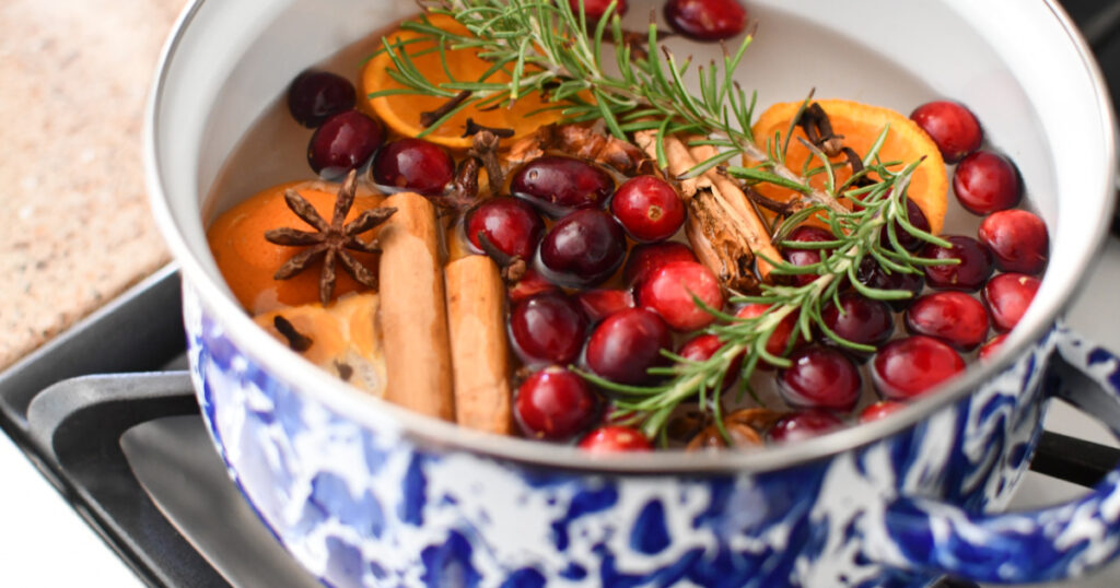 pot with stove top potpourri