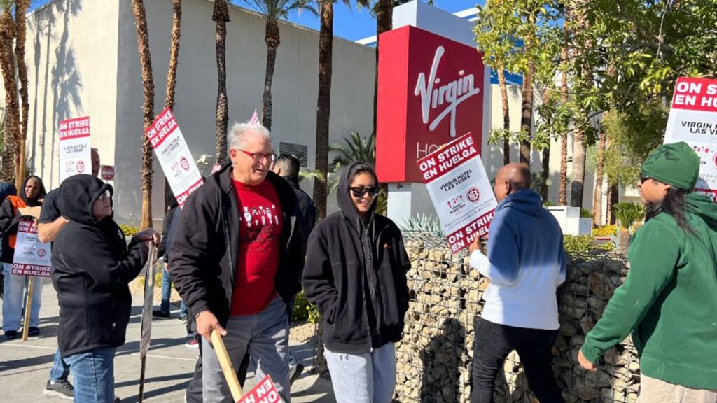 virgin workers on strike november1