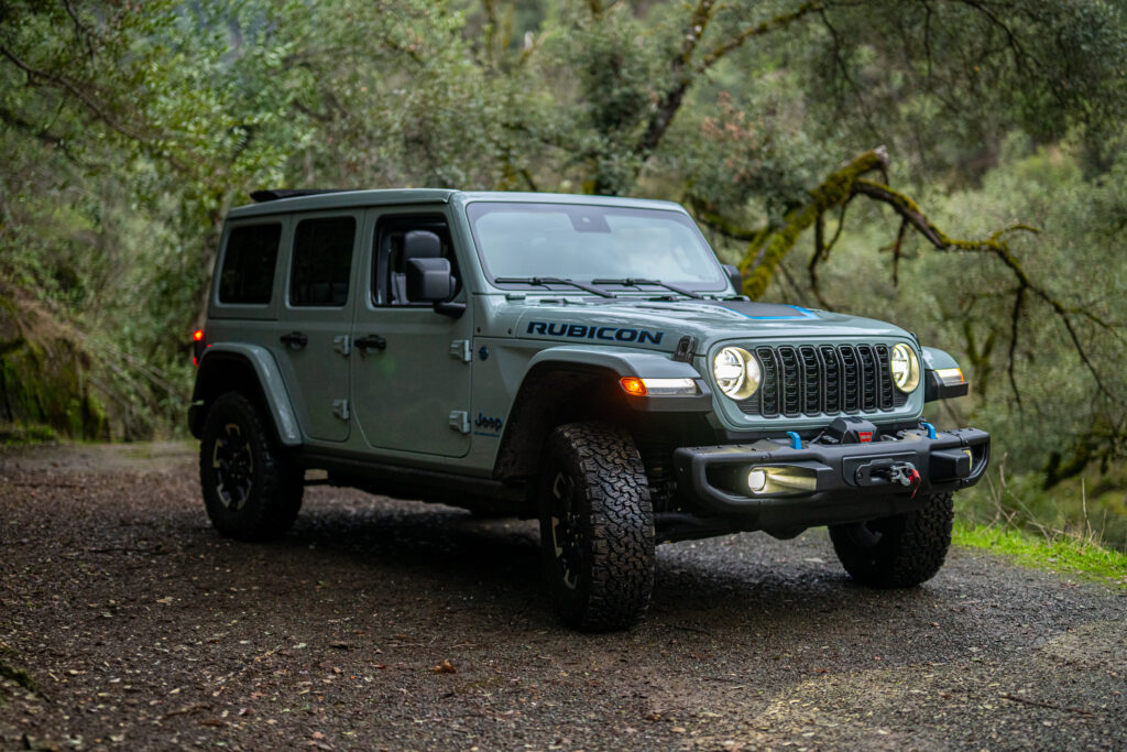 2024 jeep wrangler 4xe rubicon x yankee jim bridge parked