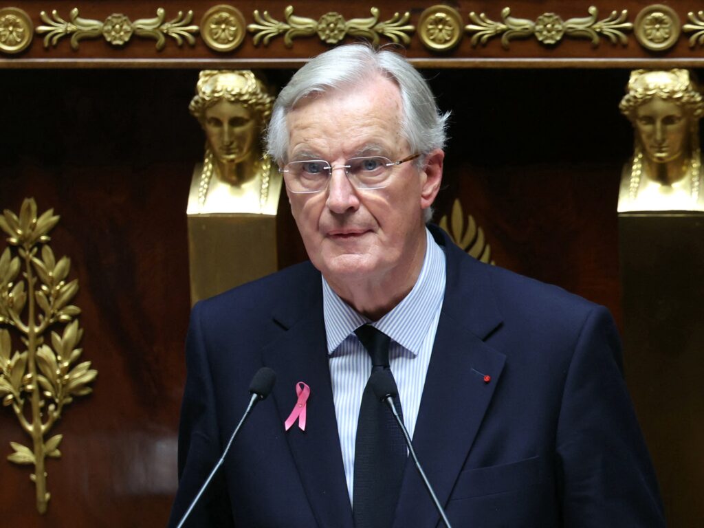 AFP 20241001 36HT9PJ v2 HighRes FrancePoliticsGovernmentParliament 1727793862