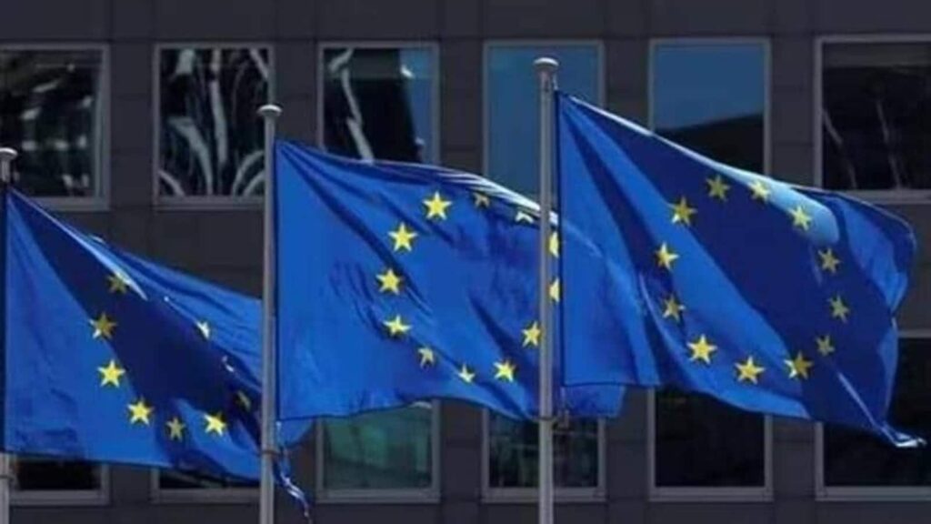 European Union flags outside the European Commissi 1726664306150 1734361467268