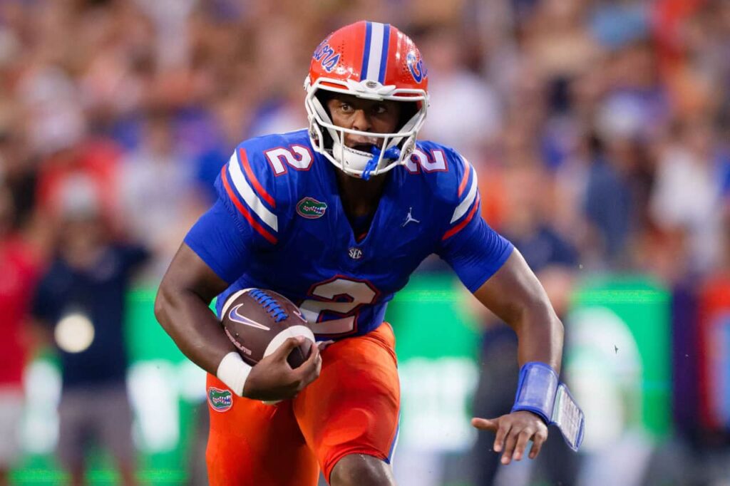 Florida Gators quarterback DJ Lagway 2 University of Florida Gators vs Samford Bulldogs 0027