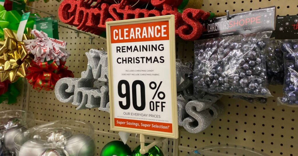 Hobby Lobby Christmas Clearance