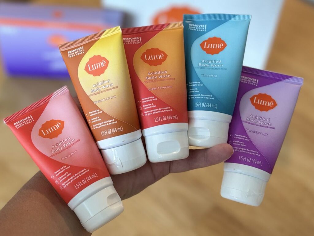 Lume Body Wash Minis 1