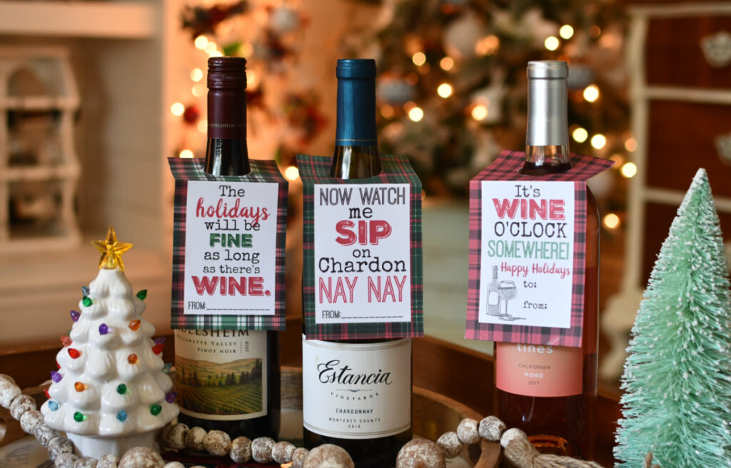 Wine Bottle Gift Tags