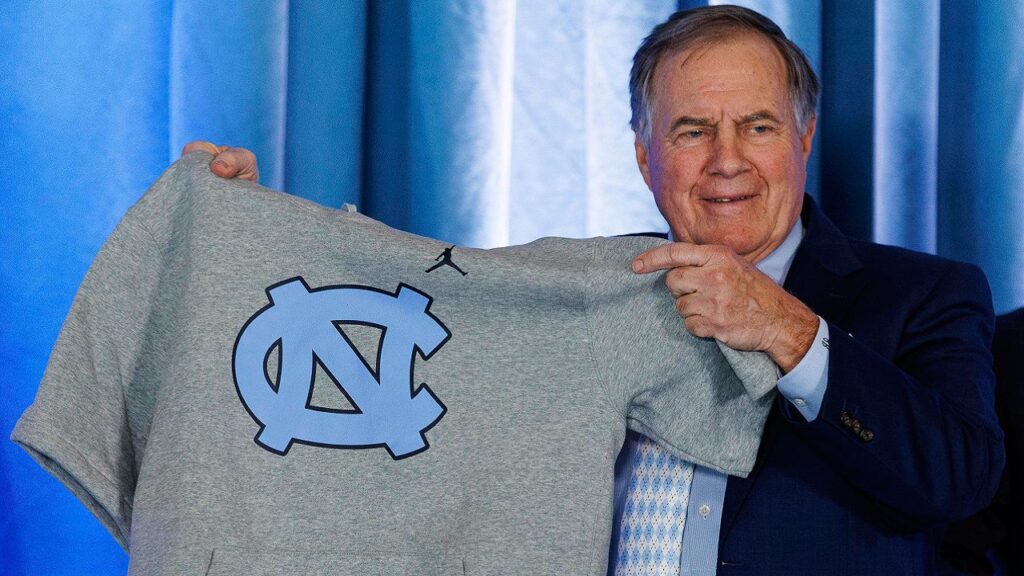 belichick unc hoodie ap 121224