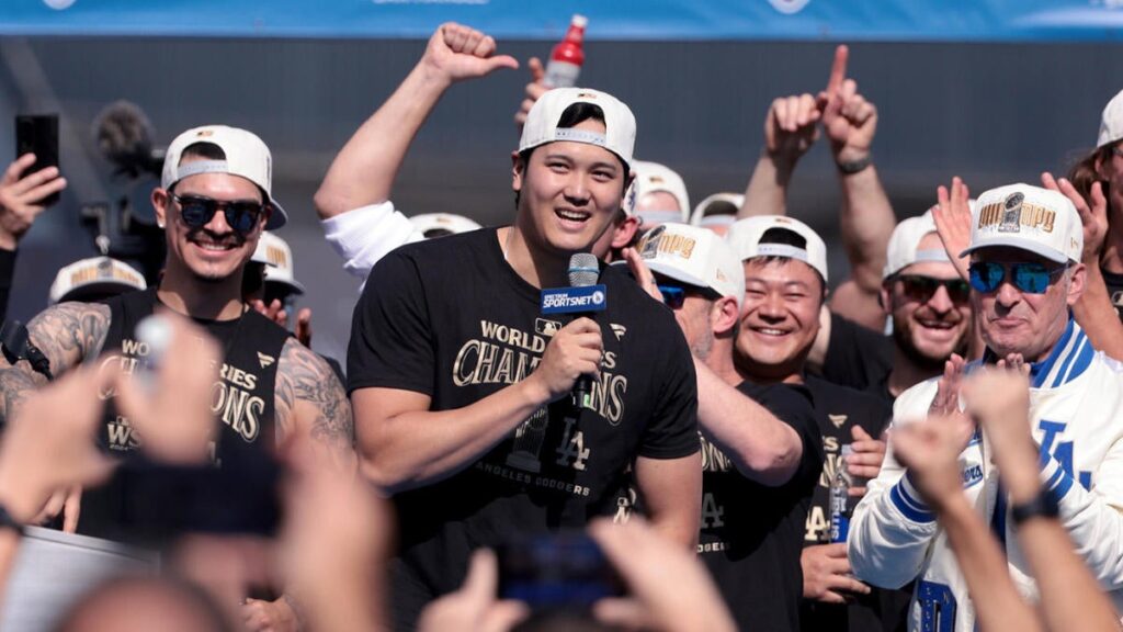 ohtani dodgers parade g