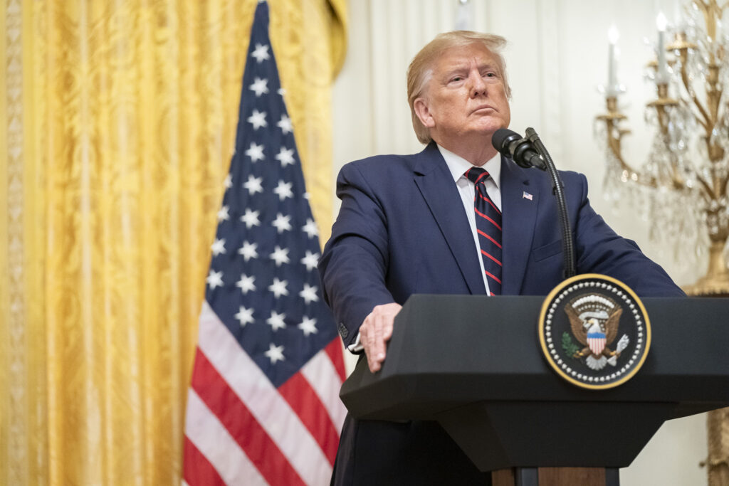 president donald j trump participates in a press conference official white house photo by shealah cr