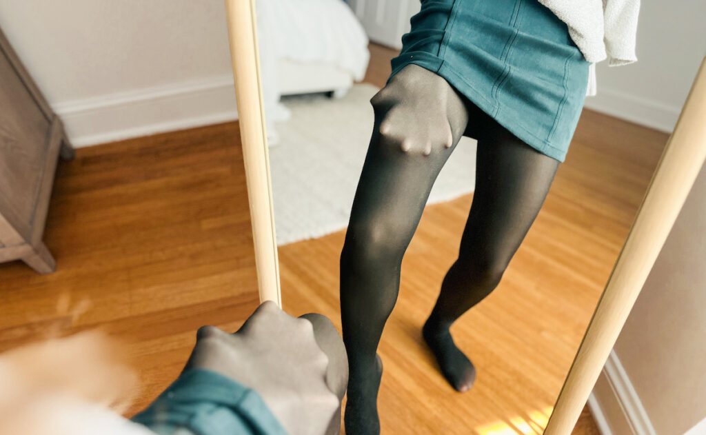 fleece lined tights