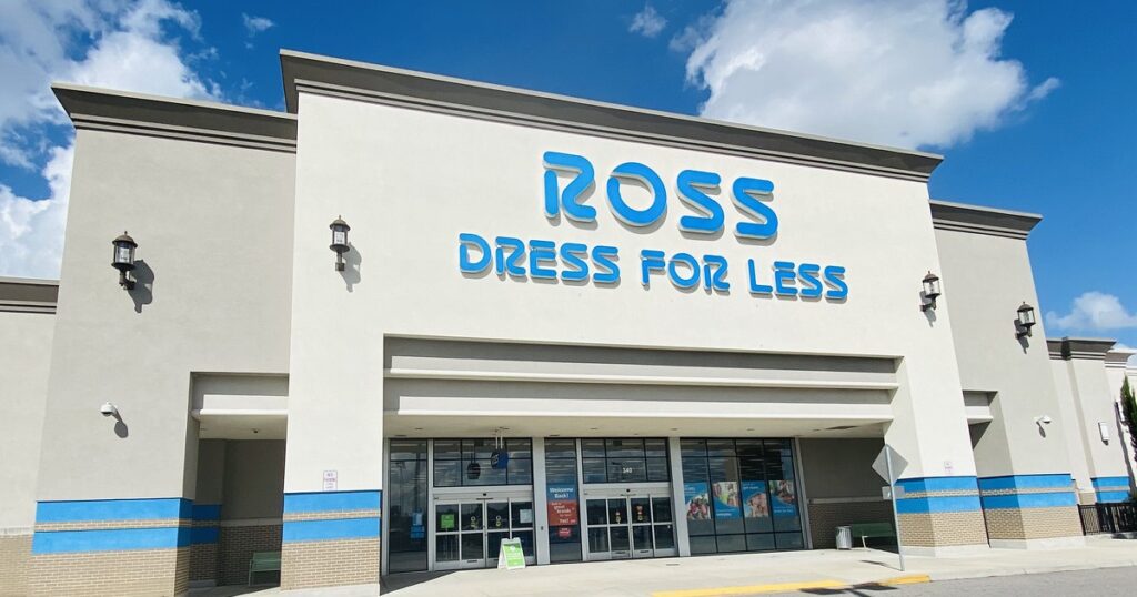 ross dress for less exterior store front