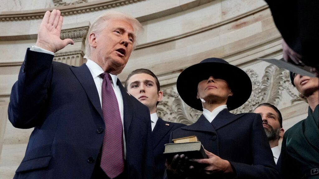 skynews donald trump sworn in 6805607