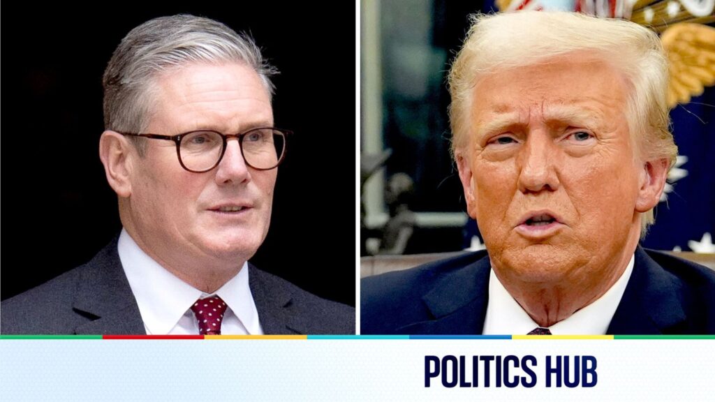 skynews keir starmer donald trump 6809372