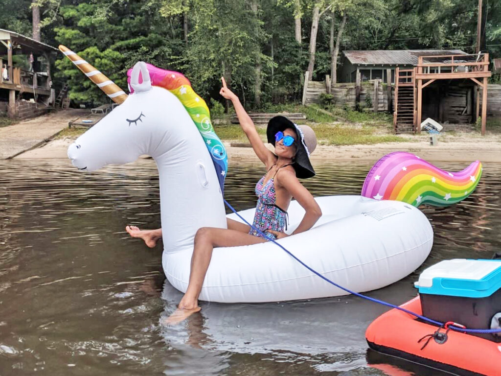 Jasonwell Giant Inflatable Unicorn Pool Float2 1