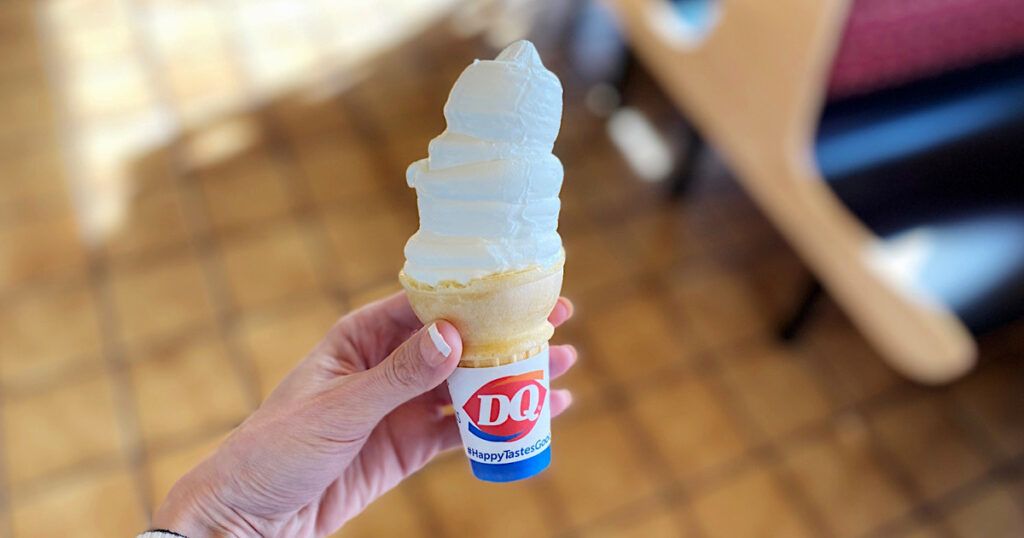 dairy queen vanilla cone