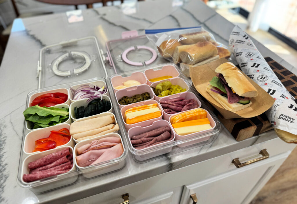 sandwhich meal prep using snack boxes 1